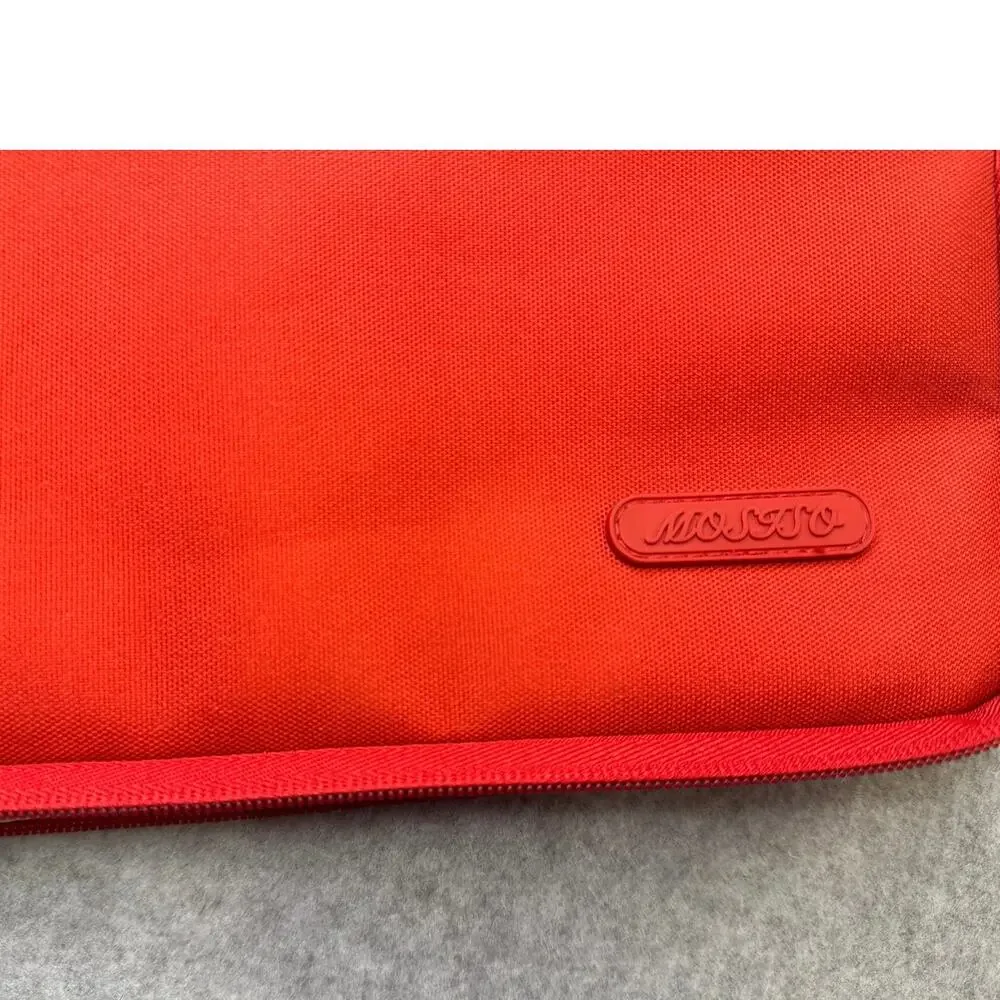 Mosiso Laptop Sleeve Bag Padded Zipper Pocket Red Tech